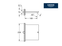 MEDIDAS CAÑO BAÑERA CASCADA ALLURE GROHE